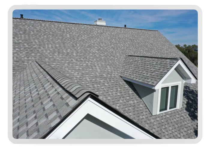 New roof replacement on a single-family home in Pennsylvania & New Jersey, showcasing quality roofing services and craftsmanship